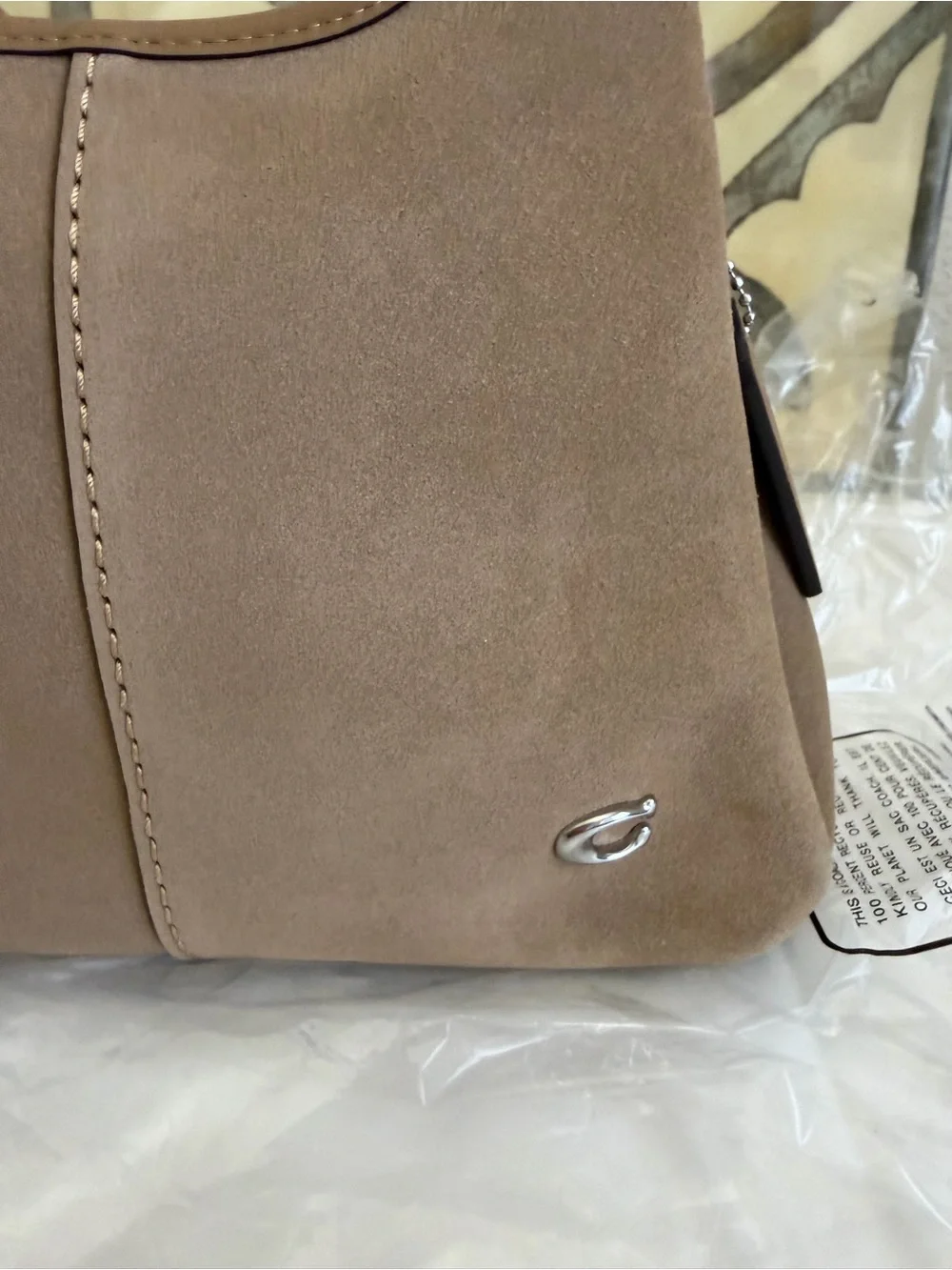 Coach Peanut  Suede Lana 23 Satchel NWT HTF